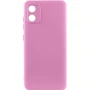 Чехол для телефонов TPU Case Getman Liquid Silk Full Camera Pink for Motorola Moto E13