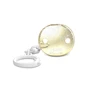 Клипса на цепочке для пустышки Suavinex Gold Edition белая (307866)
