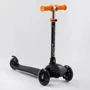 Самокат Best Scooter черно-оранжевый (PL-209): Материал колес полиуретан