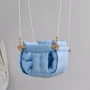 Качели детские Infancy Галетные тканевые подвесные голубой