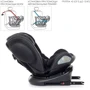 Автокресло El Camino Evolution 2 360 ME 1045 ISOFIX 0-36 кг melange cloud gray (ME 1045 melange cloud g): Вес ребенка 0 - 36 кг
