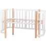 Детская кроватка Babyroom Луна 120x60 см белый - светлый (натуральный) (625643)