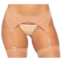 Пояс для чулок Leg Avenue Rhinestone garterbelt Nude One Size