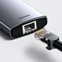 Адаптер Baseus Adapter USB-C to 3xUSB3.0+HDMI+RJ45+USB-C Gray (CAHUB-CW0G) фото 8