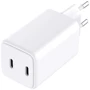 Зарядное устройство Sandberg Wall Charger 2xUSB-C 65W White (441-56)