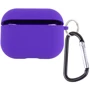 TPU Silicone Case with Carabiner Ultra Violet for Apple AirPods 4