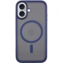 Чехол для iPhone Mobile Case TPU+PC Metal Buttons with MagSafe Blue for iPhone 16