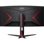 Монитор AOC CU34G2XP/BK: Разъемы USB, HDMI, DisplayPort