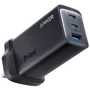 Зарядное устройство Anker Wall Charger PowerPort 737 GaN Prime USB+2xUSB-C 120W UK Plug Black (A2148211)