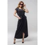 Платье FLFashion Asti ППА 2135 48-50 черное повседневное длинное макси: Состав Полиэстер, Вискоза