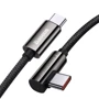 Кабель Baseus Cable USB-C to USB-C Legend Elbow 100W 1m Black (CATCS-01): Тип USB-C - USB-C