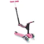 Самокат GLOBBER серии GO UP SPORTY PLUS LIGHTS 5в1 розовый, колеса с подсветкой, 20/50кг (642-110): Тип тормоза ножной