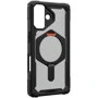 Чехол для iPhone Urban Armor Gear UAG Plasma XTE MagSafe Black/Pop Orange (114526114097) for iPhone 17