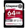 Карта памяти Kingston 64GB SDXC Class 10 UHS-II U3 (SDR2/64GB): Тип карты MicroSDXC