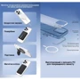 Чехол для iPhone VOKAMO Case with MagSafe Clear/Blue for iPhone 15 Pro Max (NVK010858) фото 5