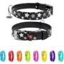Нашийник Collar Glamour з візерунком Зірочка Світиться з QR паспортом 38-49 см 25 мм чорний (4823089301327): Виробник Collar