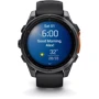 Смарт-часы Garmin Fenix 8 AMOLED 47mm Slate Grey with Black Silicone Band (010-02904-00): Дисплей 1.4" AMOLED (454x454) / Corning Gorilla Glass