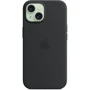 Чехол для iPhone Apple iPhone 15 Silicone Case with MagSafe - Black (MXPD3ZM/A): Тип чехла накладка на заднюю часть