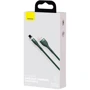 Кабель Baseus USB Cable to Lightning Zinc Magnetic Safe Fast 2.4A 1m Green (CALXC-K06) фото 4