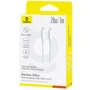 Кабель Baseus Cable USB-C to Lightning Silky Series 20W 1m White (P10377700213-00) фото 4