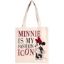 Женская сумка шоппер Cerda Minnie Mouse Straps Cotton Handbag белая (2100002892)