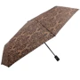 Парасолька жіноча автомат Happy Rain коричневий (U46855-14): Тип ручки Прямая