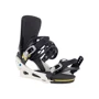 Крепление для сноуборда BURTON CARTEL'24 white/grphic M (9010510545022): Цвет Черно-белый