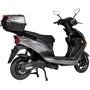 Электроскутер Atlas Pegas 1500W Lithium Grey: Особенности С рулем, С сиденьем, С большим запасом хода, Двухместный, С багажником, Мощные