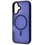 Чехол для iPhone WAVE Matte Insane Case with MagSafe Midnight Blue for iPhone 16