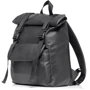 Женский рюкзак Sambag RollTop Milton черный (24251001): Фактура Гладкая, Матовая