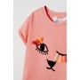 Футболка H&M 6101117 110-116 см коралловая: Тип Футболки