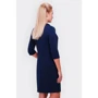 Платье FashionUp PL-1357D 50 темно-синее повседневное до середины бедра: Состав Вискоза, Полиэстер, Спандекс