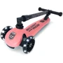 Самокат Scoot&Ride серии Highwaykick-3 со светящимися колесами персик, 3-6 лет/50кг (SR-96357): Количество колес 3