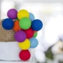 Гирлянда Cotton ball lights на 10 шаров 2,7м, Rainbow: Тип Хлопковые шарики
