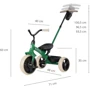 Велосипед триколісний дитячий Qplay Elite Pro Green (T180-BEliteProGreen) фото 8
