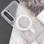 Чехол для телефонов Epik TPU Lyon Frosted with MagSafe White for Samsung S911 Galaxy S23: Материал TPU+PC, Пластик, TPU