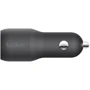 Зарядний пристрій Belkin Car Charger USB-C та USB 32W Black (CCB003BTBK): Особливості Швидка зарядка, Power Delivery (PD), USB-C