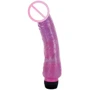 Вибратор гелевый Jelly vibator lavender, 19x4 см