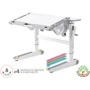 Детский стол Mealux Ergowood M Multicolor W (арт. BD-800 W/MC)