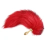 Набор с анальной пробкой с хвостом LOCKINK Sevanda Red Vixen Set with Pear-shape Plug