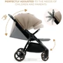 Прогулочная коляска Kinderkraft Mitzy Linen Beige (KSMITZ00BEG0000) фото 10