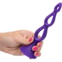Тройная полая анальная пробка CalExotic Booty Call Silicone Triple Probe, пурпурный