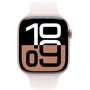 Apple Watch Series 10 46mm GPS Rose Gold Aluminum Case with Light Blush Sport Band - M/L (MWWU3QH/A) UA фото 9