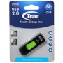 USB-флешка Team 64GB C141 USB 2.0 Green (TC14164GG01): Вес 10 г