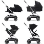 Прогулянковий візок Cybex Eezy S Twist+ 2 SLV B Moon Black з бампером (522001087) фото 11