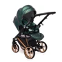 Универсальная коляска 2 в 1 Broco Miracle 9023-BML-03, green, зеленый: Ширина шасси 59 см