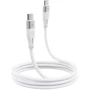 Зарядное устройство Proove Wall Charger USB-C Silicone 20W White with Lightning Cable (WCSP20020102): Кабель в комплекте отсоединяемый