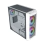 Корпус Cooler Master HAF 500 White (H500-WGNN-S00): Материал передней панели сталь
