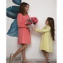Платье ISSA PLUS CD-405 122 персиковое: Возраст 5 - 7 лет