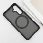 Чохол для телефона Mobile Case TPU+PC Металеві кнопки з MagSafe Colorful Black для Samsung S921 Galaxy S24: Плівка в комплекті нет